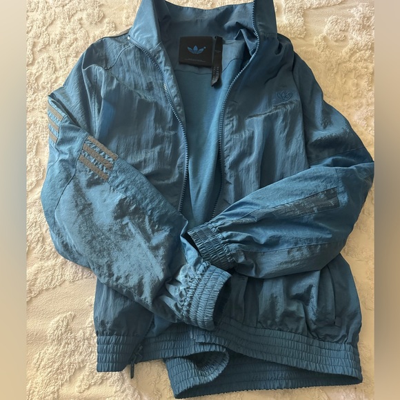 Mens Adidas  Jacket “ End Plastic Waste” Blue Version M As New Track Top - Picture 10 of 16